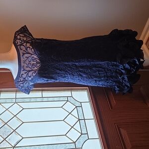 Jessica Simpson Navy Party Dress